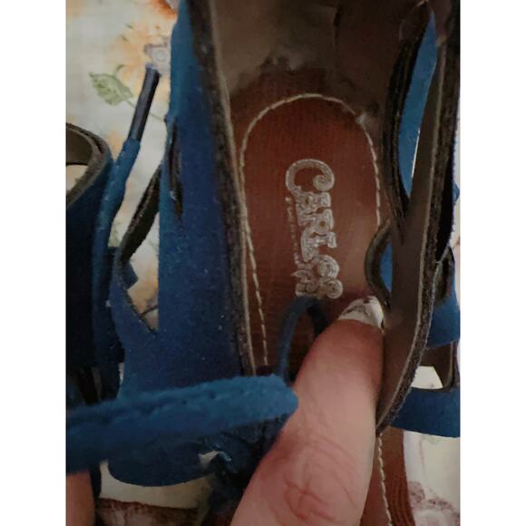 Carlos Santana Strappy Open Toe Heels - Picture 8 of 8